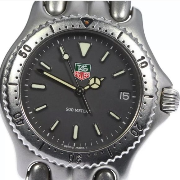 Tag Heuer S99.213M Quartz Cell Series Unisex Wrist Watch Gray 38 mm - Picture 2 of 3